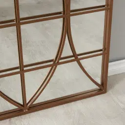 Flavius Arch Mirror -  Brass Colour