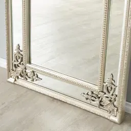 Perry Antique Silver Rectangle Mirror 