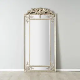 Perry Antique Silver Rectangle Mirror 