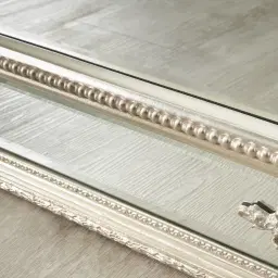 Perry Antique Silver Rectangle Mirror 