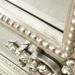 Perry Antique Silver Rectangle Mirror 