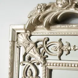 Perry Antique Silver Rectangle Mirror 