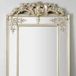Perry Antique Silver Rectangle Mirror 