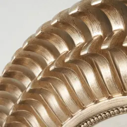 Malia Antique Gold Oval Mirror