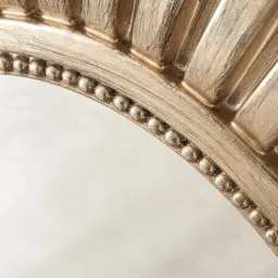 Malia Antique Gold Oval Mirror