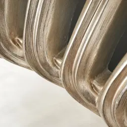 Kali Antique Gold Round Mirror