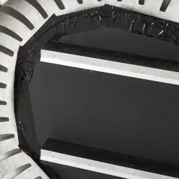 Kali Antique Gold Round Mirror