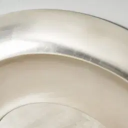 Zander Silver Round Mirror