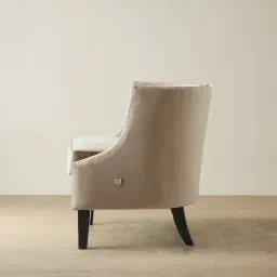 Vogue Beige Velvet Chair 