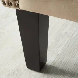 Vogue Beige Velvet Chair 