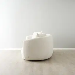 Everett Cream Boucle 3-Seater Sofa