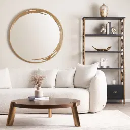 Everett Cream Boucle 3-Seater Sofa