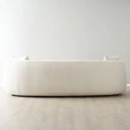 Everett Cream Boucle 3-Seater Sofa