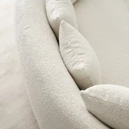 Everett Cream Boucle 2-Seater Sofa