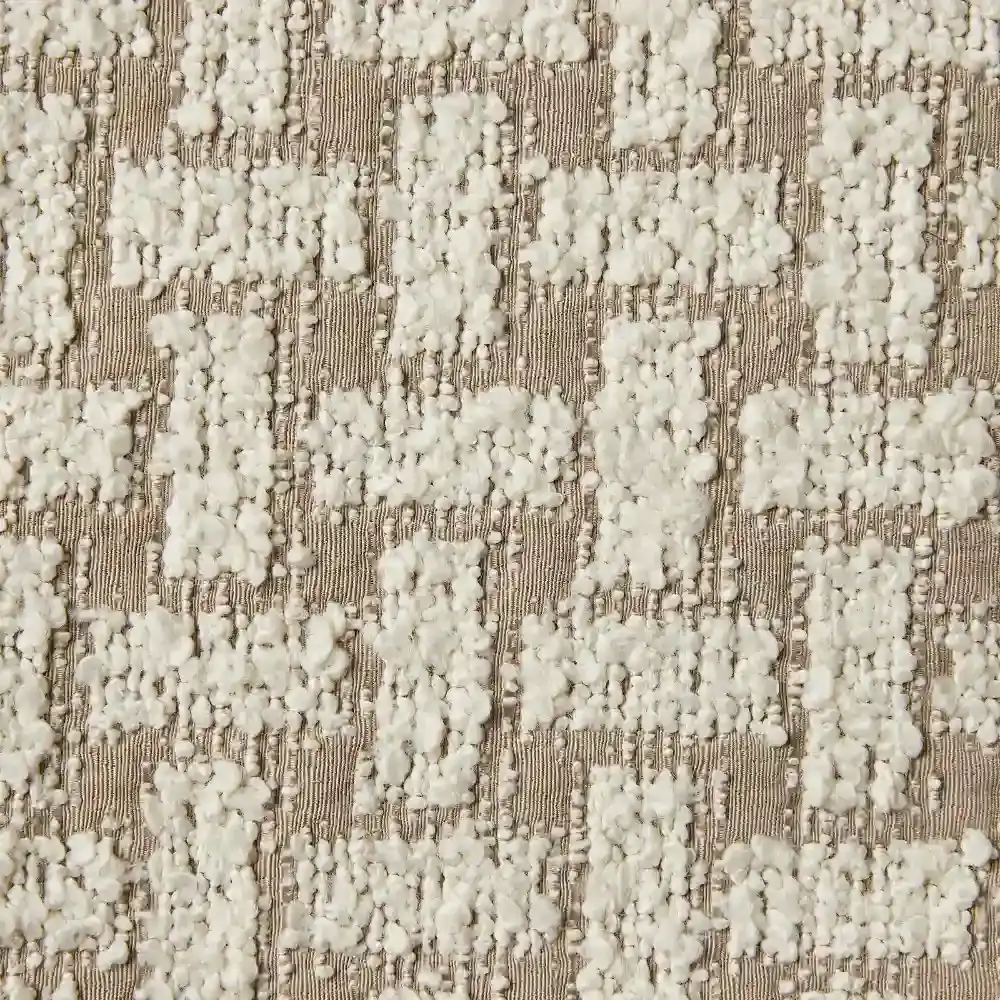 Arlo Light Grey and Vanilla Boucle Occasional Chair