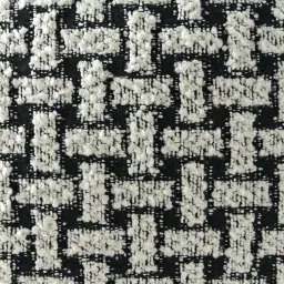 Arlo Charcoal and Cream Boucle Cushion