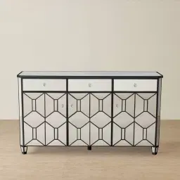 Madeleine Mirror Sideboard - Black Frame