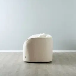 Ava Cream Fabric 2-Seater Sofa