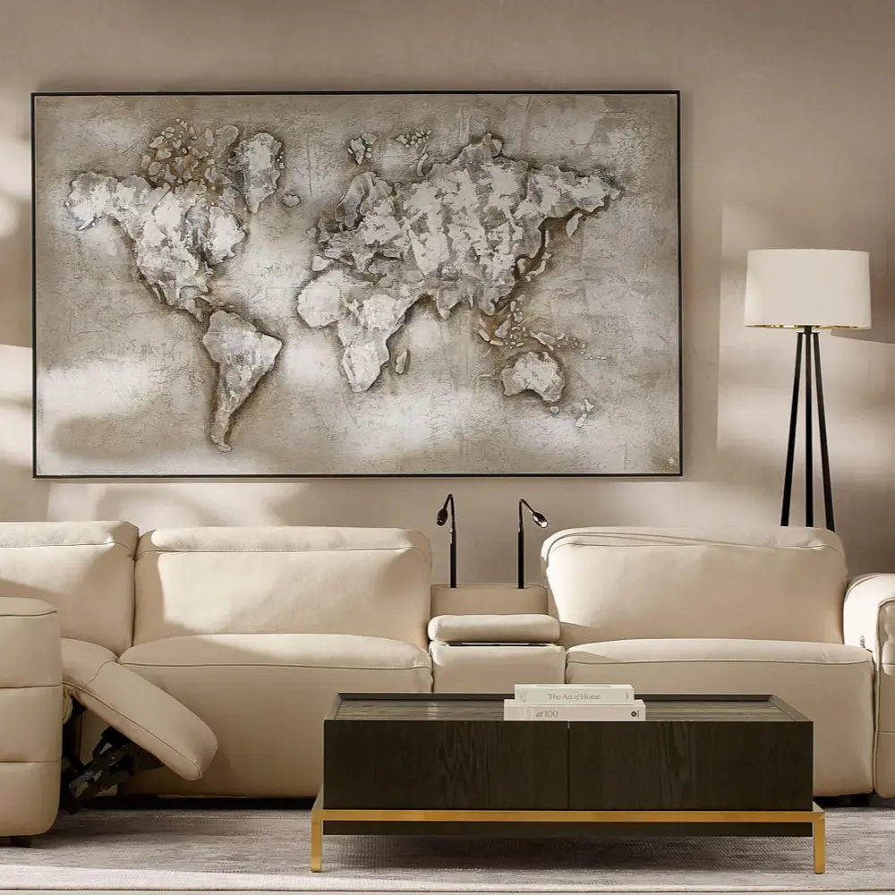 World Map Painting