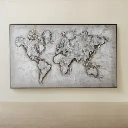 World Map Painting