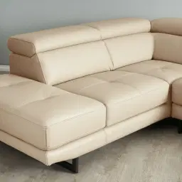 Aster Almond Cream Modular Left Chaise Lounge  