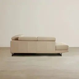 Aster Almond Cream Modular Left Chaise Lounge  