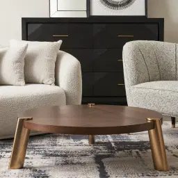 Dale Round Coffee Table Large Espresso