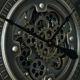 Harry Silver Wall Clock 