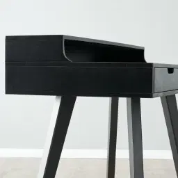 Dahlia Black Wooden Desk 