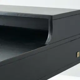 Dahlia Black Wooden Desk 
