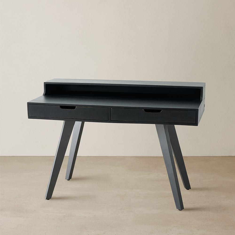 Dahlia Black Wooden Desk 