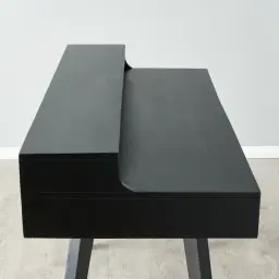 Dahlia Black Wooden Desk 