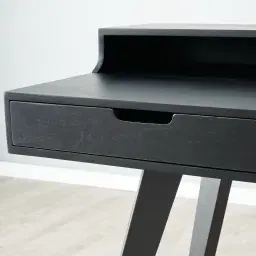 Dahlia Black Wooden Desk 