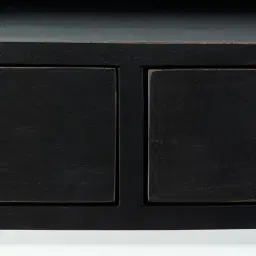 Dahlia Black Wooden Desk 