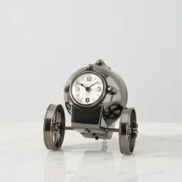 Falco Table Clock - Black Nickel 