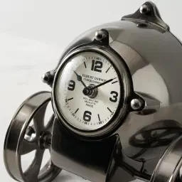 Falco Table Clock - Black Nickel 
