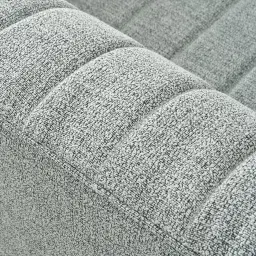 Astoria III Mid Grey Woven Fabric 2-Seater Sofa