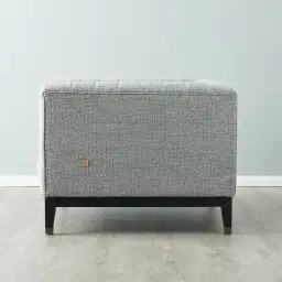 Astoria III Mid Grey Woven Fabric Chair 