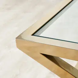 San Marco ll Champagne Gold Coffee Table
