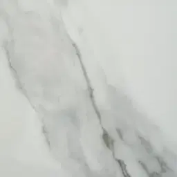 Lena White Sintered Stone Dining Table - Black Legs