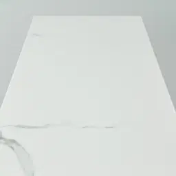 Lena White Sintered Stone Console Table