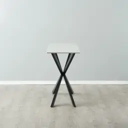 Lena White Sintered Stone Console Table