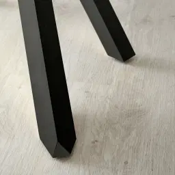 Lola Black Coffee Table  - Glass Top