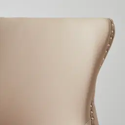 Camille II Beige Vegan Leather Dining Chair 