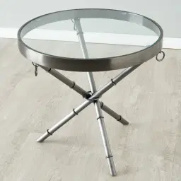 Sandringham Black Nickel Side Table