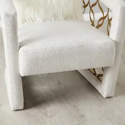 Quentin II Beige Fabric Occasional Chair