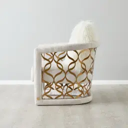 Quentin II Beige Fabric Occasional Chair