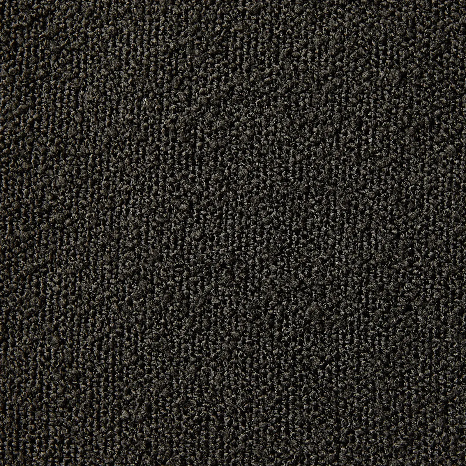 Everett Black Boucle 3-Seater Sofa