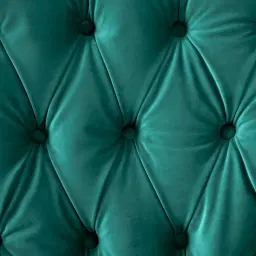 Deco Peacock Blue Velvet Armchair