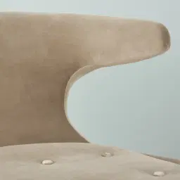 Tarrington Beige Velvet Occasional Chair